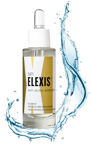 siin ELEXIS Premium ANTI-AGING SERUM - Hochleistungsserum gegen Falten aller Art - Anti-Falten Creme reduziert Faltenvolumen und Faltentiefe - glättet & strafft - Argireline, Edelweiss, Hyaluron