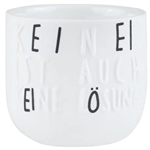 Räder Guten Morgen. Eierbecher Kein Ei ist auch Keine Lösung