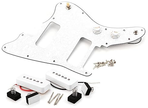 Kliplinc F¨¹r Japan Jazzmaster Gitarren-Schlagbrett mit P90-E-Gitarren-Tonabnehmerhals, PAF-Humbucker-Ersatzteilzubeh?r