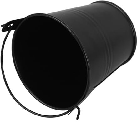 2 Pièces Barbecue Mini-Barbecue Seau à Graisse Seau à Barbecue Seau De Gril Baril D'égouttement De Gril Seau D'huile De Graisse Seau à Huile Le Fer BESPORTBLE