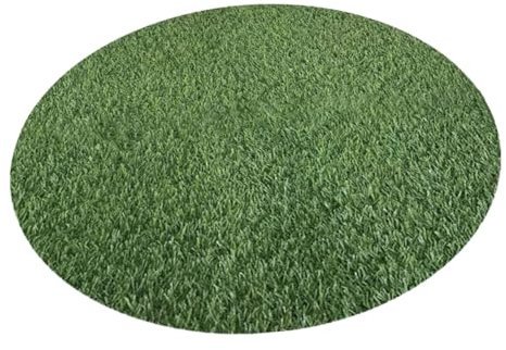 GAROZATION Künstliche Grasmatte Rund Für Tischdekoration Dekorative Kunstgras-Matte Für Außenbereich Und Inneneinsatz Vielseitig Einsetzbar Für Buffets Picknicks Restaurants Und Mehr