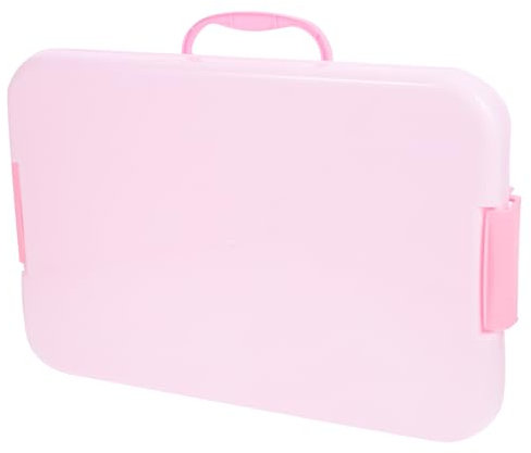 Alasum Caja De Arena Portátil para Niños con Tapa Caja De Material Abs Almacenamiento De Juguetes para Exteriores E Interiores