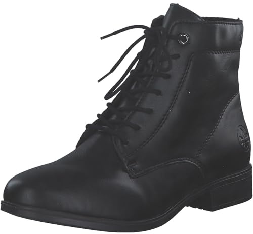 Rieker Bottes à lacets pour femme - Noir - Taille 40 EU, Noir, 40 EU