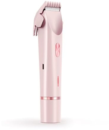 Elektrische Haarschneider für Frauen, Rasierer Damen Intimbereich, Wasserdicht Elektrischer Rasierer,Bikini Trimmer für Frauen (Rosa)