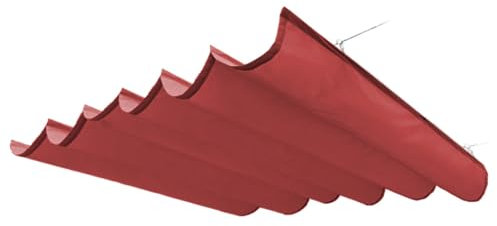 LXBAMKEA Retractable Wave Sun Shade Sails, Water Proof Rainproof UV Protection Wave Awnings, Outdoor Pergola Canopy Replacement Shade Cover, Garden Patio Gazebo Roof Shelter