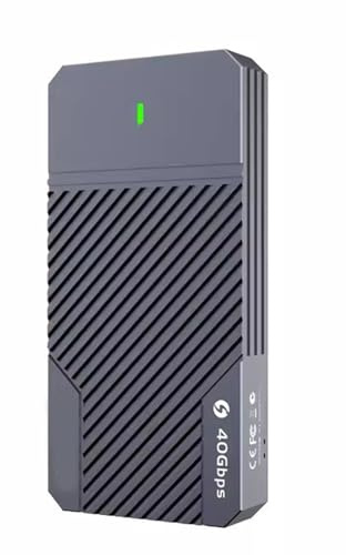 Carcasa para disco duro externo M.2 NVMe PCIe SSD de 40 Gbps para caja de disco 3/4 USB 4.0 3.2 3.1 2.0