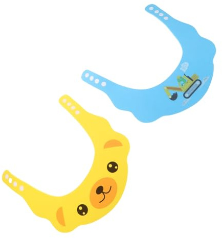 JOINPAYA 2 St Duschmössor För Bebisar Barn Duschmössa Babybadschampo Babyduschmössa Duschmössa För Barn Vattentäta Barnbadmössor Justerbar Babyduschmössa Eva