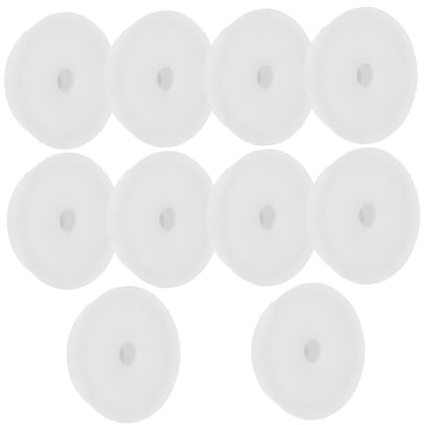 ERINGOGO 10pcs Replacement Lint Roller Covers for Clothes and Furniture Plastic Protective Plugs for Pet Hair Removal Fit Easy to Install and Extend Lint Roller Life