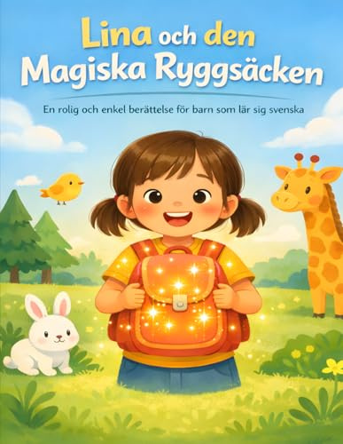 Lina och den Magiska Ryggsäcken: En rolig och enkel berättelse för barn som lär sig svenska – med vardagliga ord, djur och äventyr: 1