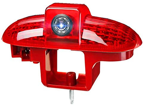 Misayaee HD Tercera cámara de Respaldo de luz de Freno cámara de Retroceso para Renault/para Traffic (2001-2014), para Opel/para ombo (2001-2011), para Vauxhall/para Vivaro (2001-2014)