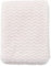 CREVENT Manta de Forro Polar cálida y mullida de 75 x 100 cm, para Cuna o Cochecito, Unisex, para bebé (Blanco/Marfil Ondulado)