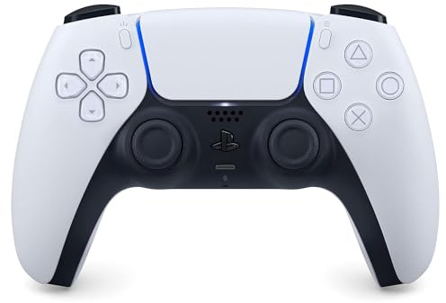 Playstation 5 DualSense Wireless Controller - White (Renewed)