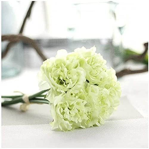 Zuverlässige künstliche Blume, Hortensien, 5 Pfingstrosen, Brautstrauß, Blume, Hochzeit, Valentinstag, Party, Zuhause, DIY-Dekoration, künstliche Blumen für Dekoration (Farbe: Rosarot, Größe: 10.23i