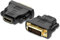 CABLEPELADO Adaptador DVI Macho a HDMI Hembra | Dual Link (24 + 5 Pines) | Adaptador bidireccional DVI | 1080P Full HDTV | Compatible con PS3/PS4, TV Box, BLU-Ray, Proyector | Negro