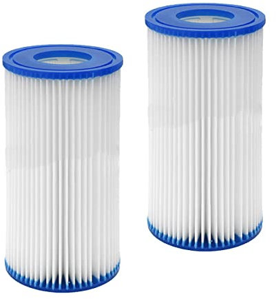 WuYan Lot de Rechange pour Intex Piscine Cartouche de Filtre Type A 29002 de (2 filtres)