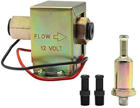 Hoypeyfiy Fuel Pump Petrol Pump 12V Solid State Facet Style Fuel Pump for carburettor engines cars, boats, tractors 3797522 4299544 4306842 4464613
