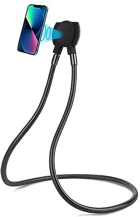 EightSpace Magnetischer Telefonhalter, Verstellbarer Hals Telefonhalter, Schwanenhals Handy Halter für Bett, Universal Handy Ständer Flexibler Tablet Ständer Halter für 4-12.9 Gerät