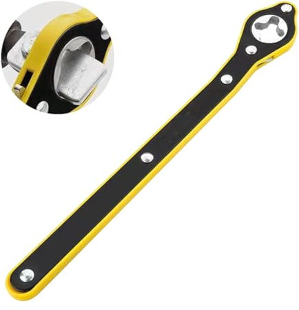 JNNJ Cric Auto Chiavi Inglesi, Testa di Attività Chiave a Cricchetto, Strumento Maniglia Cric, Chiave a Jack per Ruota per Pneumatici con Adattatore, Cambio Gomme Attrezzo Sollevatore Chiavi Inglesi