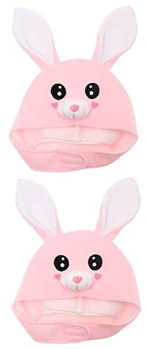 Alasum 2stücke Plüsch Bunny Hut Mit Beweglichen Hasenohren Lustiger -party-kostüm-hut Für Erwachsene Und Jugendliche Cosplay-accessoire Für Feiertagsfeiern Und Fotoshootings