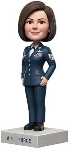 mydedor Individueller Wackelkopf, personalisierte Soldaten in Uniform, Geschenke für Frauen, einzigartige Geschenke für individuelle Soldaten