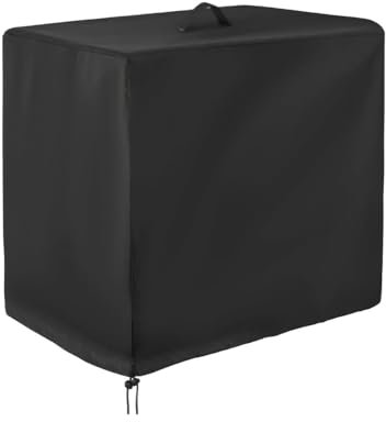 Sarini Pool Pump Waterproof Sand Filter Cover Garden Sand Filter Pump Cover Black Oxford Cloth Pool Pump Cover Water Pump Sand Filter Pump Cover