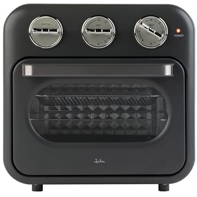JATA JEFR1816 Luftfritteuse ohne Öl, 16 l, Air Fryer 1400 W, Tischofen, Backofen- oder Luftfritteuse, Timer 60 Minuten, mit Licht, inklusive Tablett, Gitter und Korb