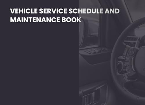 Glossy Blank/Replacement Service History Book - All vehicle Car, Van, Truck Maintenance Replacement Vehicle Record Book/Car Maintenance Log Book/Car ... Booklet - All makes - 20 Service Entries