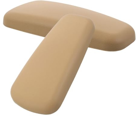 PERSELOSO Coussin de Jambe pour Voiture Mousse Support de Cuisse et Repose Genoux Antidérapant Coussin Étanche pour Confort de Conduite Longue Durée Accessoire Intérieur Automatique Beige