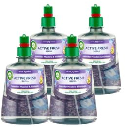 Air Wick Active Fresh Lavender modow und blubellls Nachfüllpackung für automatische Lufterfrischer 4x228ml