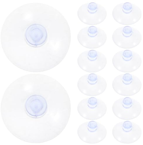 Toyvian Ventouses Transparentes de Champignon 25 MM Lot de 300 Pièces Patins Antidérapants pour Table en Verre Protection Anti-Collision pour Plateau Accessoires Polyvalents pour