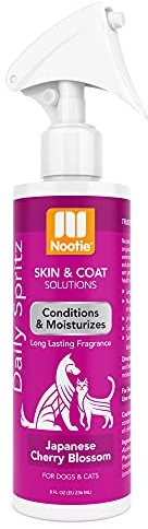 Nootie Japanese Cherry Blossom Daily Spritz for Dogs and Cats - Conditions and Moisturizes Fur, Long Lasting Pet Spray - 8oz