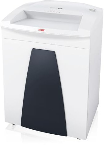 HSM SECURIO B35 Aktenvernichter I Partikelschnitt 0,78x11 mm I Sicherheitsstufe P-6 I Office Schredder für Papier, Heft- und Büroklammern I 130l Behälter I 9 Blatt I 3 J. Garantie I Blauer Engel