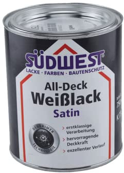 Südwest All-Deck Weißlack Satin 0,75 Liter