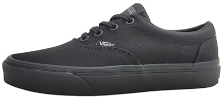 Vans Damen Doheny Sneaker, Schwarz ((Canvas) Black/Black 186), 40 EU