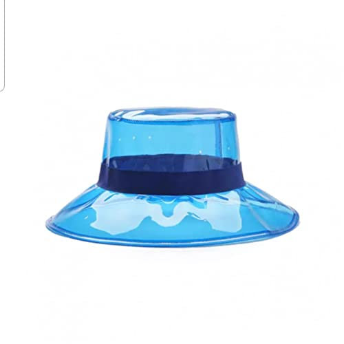 GYXYYF Sonnenhut Bucket Hat Caps Frauen High Street Sommer Strandhut Transparente Sonnenblende Wasserdichter Regenhut Für Männer Damen