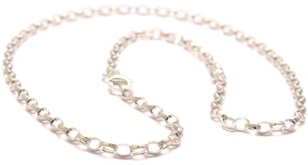 Loveyourdiamonds feine Silberkette aus 925 Sterling Silber, Erbskette