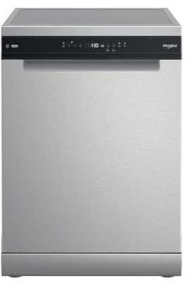 Lavavajillas Whirlpool W7FHP33X Clase D 15 Servicios 3 Programas Acero Inoxidable 3ª Bandeja