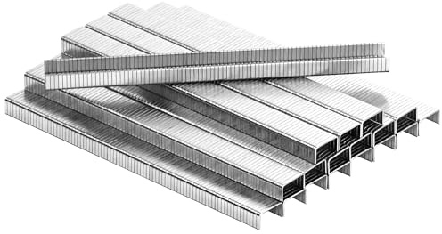 meite Tackerklammern T50/6 mm, Heftklammern Typ 140, Verzinkt Klammern für Tacker, 20 Gauge 10,5 mm Krone Klammern für Tackerklammer, Ideal für Polster, Bau, Möbel (1.512 Stück)