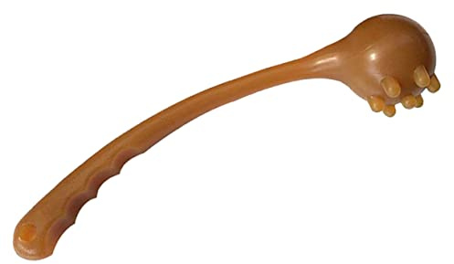 KOMBIUDA Silikon Fitness Massagehammer für Nacken Schulter und Rücken Therapiehammer zur Stress Entlastung Kugelstab