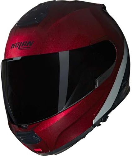 NOLAN HELMET N100-6 VERNICIATURA SPECIALE 341 XL, Visceral Red/Black, Visceral Red/Black