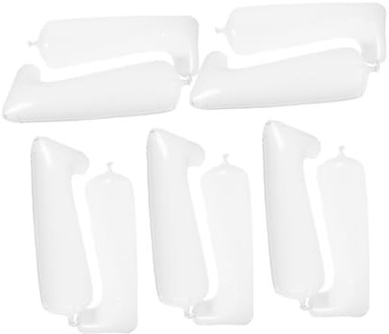 JEWEDECO 5paare Aufblasbare Stiefelspanner Aus Verstärktem Pvc Langlebige Platzsparende Schuhformer Für Damen Und Herren Knick Faltenvermeidend Einfache Reinigung Als Schuhorganizer Im Schr