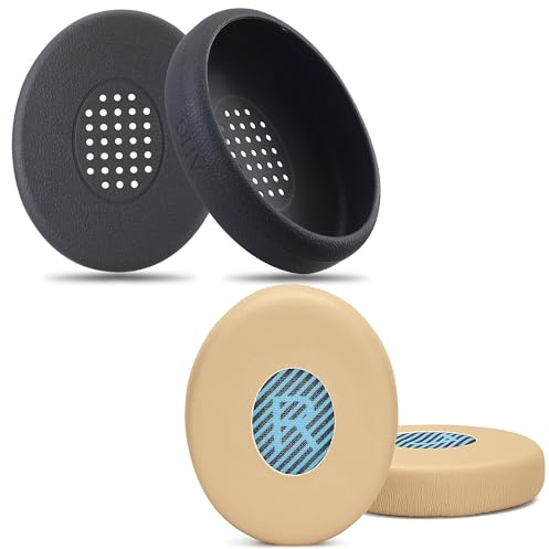 AHG Accessory House SoundLink OE-Kopfhörer-Ohrpolster + Silikon-Schutzabdeckung Kompatibel mit Bose SoundLink OE, On-Ear Wireless, On-Ear 2 (OE2/OE2i) SoundTrue OE, Beige