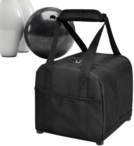 Generisch Borsa da bowling – Bowling Singola Palla Borsa Da Uomo – Attrezzatura Sportiva Impermeabile Portatile Per Allenamento Viaggi Tornei Sportivi