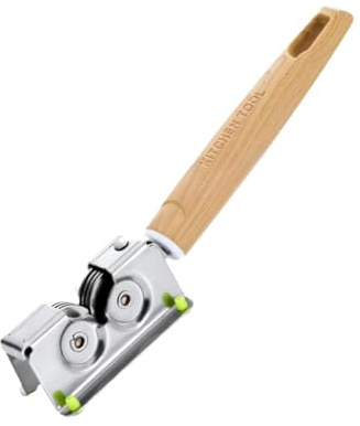 Affûteur Manuel et Pp Cuisine Compact en Acier Inoxydable | Couteaux et Ciseaux, Base Antidérapante, Format Facile à Ranger, Usage Domestique