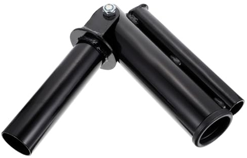 Alasum Supporto Bilanciere in Acciaio Resistente Doppio Tubo Maniglie per Bilancieri Fitness Struttura Compatta e Portatile per Allenamento Muscolare Completo