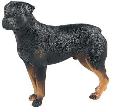 RCGOFOLLOW Große Hundefigur, Gastgeschenk, Tierfigur, Wissenschaftspädagogik, Actionfiguren Kollektion, REGT Kreativität an, Umwelt, Hundemodellstatuen, Heim und Schreibtischdekoration, Rottweiler