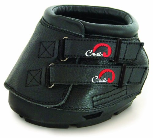 Cavallo Simple Hufschuh für Pferde, Größe 0, schwarz