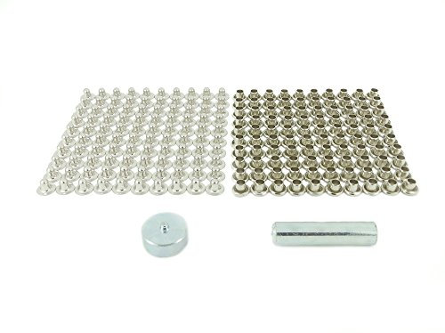 BP 504-7-5 M20 5 mm hålnitar + 7 mm Calott Kit mässing förnicklad