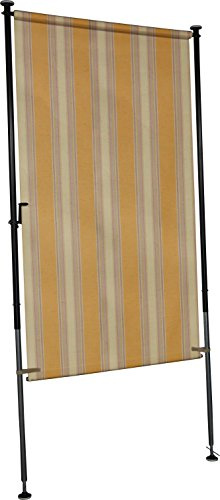Angerer Sichtschutz Exklusiv - Seitenmarkise für Sonnen- und Sichtschutz (150 cm, Gelb)