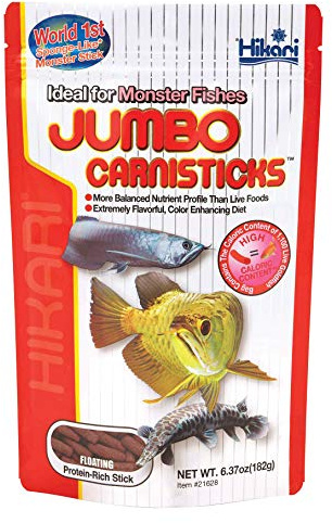 Hikari Tropical Jumbo Carnisticks - Mangime per pesci, 182 g